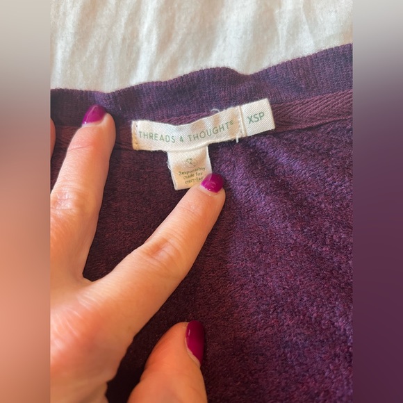 Beautiful THREADS4THOUGHT ruffled sweater. - Picture 2 of 5